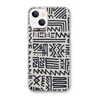 Marrakech print: iPhone 13 mini Transparant Hoesje