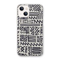 Marrakech print: iPhone 13 mini Transparant Hoesje