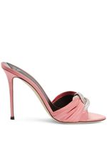 Giuseppe Zanotti mules Intigo Knot à ornements - Rose - thumbnail