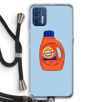 Ultra Sensitive: Motorola Moto G9 Plus Transparant Hoesje met koord