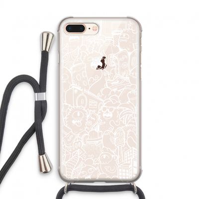 Vexx City #2: iPhone 8 Plus Transparant Hoesje met koord