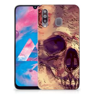 Silicone Back Case Samsung Galaxy M30 Skullhead