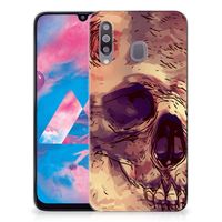 Silicone Back Case Samsung Galaxy M30 Skullhead - thumbnail