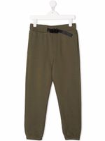 Woolrich Kids pantalon de jogging à boucle - Vert - thumbnail