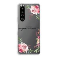 Rozen: Sony Xperia 1 III Transparant Hoesje