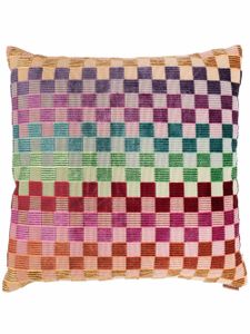 Missoni Home coussin à carreaux - Rose