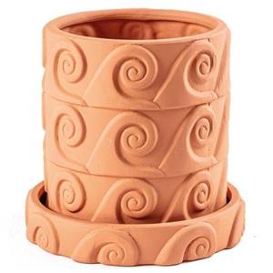 Seletti Magna Graecia Onda bloempot terracotta