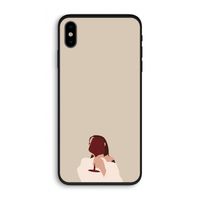 I drink wine: iPhone X Biologisch afbreekbaar hoesje
