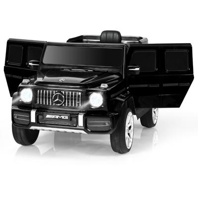 Mercedes Benz Elektrische Kinderauto met Muziek en Koplampen Jeep Auto 3-5 km/u Incl. 2,4G Afstandsbediening voor Kinderen 3+