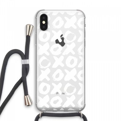 XOXO: iPhone XS Max Transparant Hoesje met koord