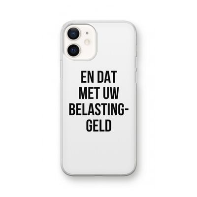 Belastinggeld: iPhone 12 Transparant Hoesje
