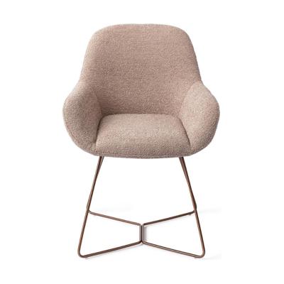Jesper Home Kushi eetkamerstoel Stone Haze beehive rose