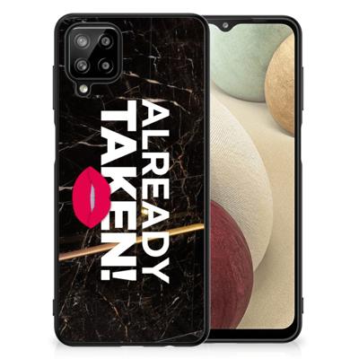 Samsung Galaxy A12 | Telefoon Hoesje | met tekst Already Taken Black