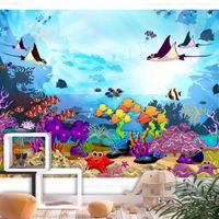 Zelfklevend fotobehang - Dieren onder water  , Premium Print - thumbnail