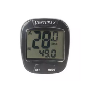 Ventura Fietscomputer x 10 functies - zwart