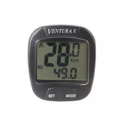 Ventura Fietscomputer x 10 functies - zwart