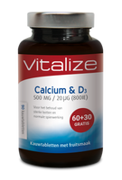 Vitalize Calcium & D3 Kauwtabletten