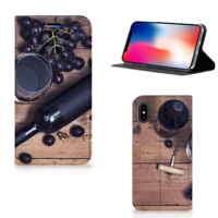 Apple iPhone X | Xs | Flip Style Cover | Wijn Apple iPhone X | Xs | Flip Style Cover | Wijn