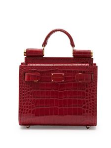 Dolce & Gabbana mini sac cabas Sicily 62 - Rouge