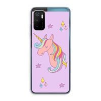 Roze eenhoorn: Xiaomi Poco M3 Pro 5G Transparant Hoesje