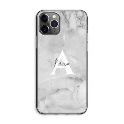 Ivory Marble: iPhone 11 Pro Max Transparant Hoesje