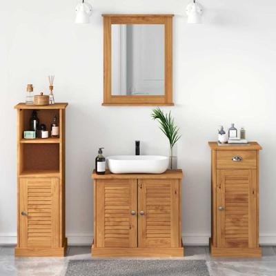 Badkamermeubelset VIGO 4 pcs Honingbruin 37 x 34 x 110 cm