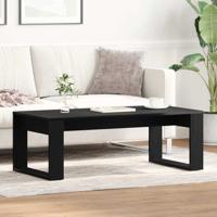 Salontafel Zwart eiken 102 x 50 x 35 cm Bewerkt hout