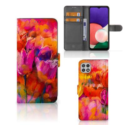 Hoesje Samsung Galaxy A22 5G Tulips
