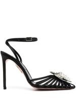 Aquazzura escarpins Crystal Margarita 110 mm - Noir