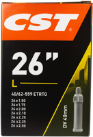 Cst binnenband 26x1,75-1.90-2.30 etrto 40/62-559, ventiel: blitz/hollands 40 mm