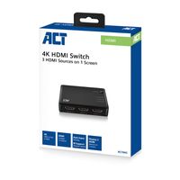 ACT AC7845 4K HDMI Switch 3x1 - thumbnail