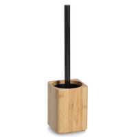 WC/Toiletborstel in houder - bamboe hout 35 x 9 cm - luxe kwaliteit