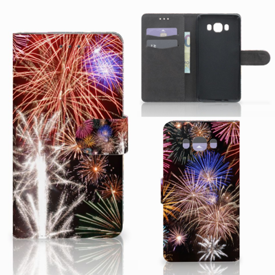 Samsung Galaxy J7 2016 | Wallet Case | met Pasjes | Vuurwerk