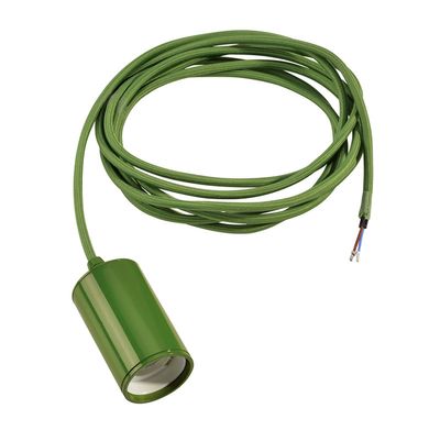 FITU E27 pendelarmatuur varengroen 1xE27