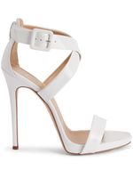 Giuseppe Zanotti sandales Betty 120 mm à plateforme - Blanc - thumbnail