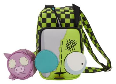 Nickelodeon by Loungefly Crossbody Invader Zim Gir Cellphone