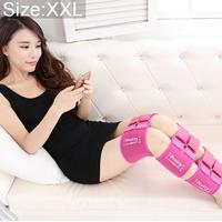 3 STKS/set been houding corrector O/X-type Bowlegs orthotische bandage rechttrekken belt band grootte: XXL (roze)