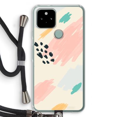 Sunday Chillings: Pixel 5 Transparant Hoesje met koord