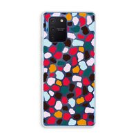 Colored Giraffe: Samsung Galaxy Note 10 Lite Transparant Hoesje