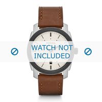 Horlogeband Fossil FS4836 Leder Bruin 22mm - thumbnail
