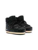 Moon Boot Kids bottines lacées à logo imprimé - Noir