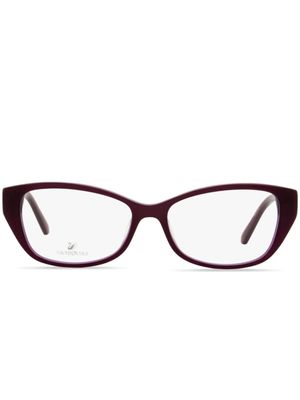 Swarovski Eyewear lunettes de vue 5391 à monture rectangulaire - Violet