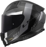 LS2 integraalhelm "ff811 vector ii carbon grid" helmet ff811 vector ii carb.grid xxl bl./grey