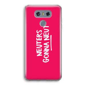Neuters (roze): LG G6 Transparant Hoesje