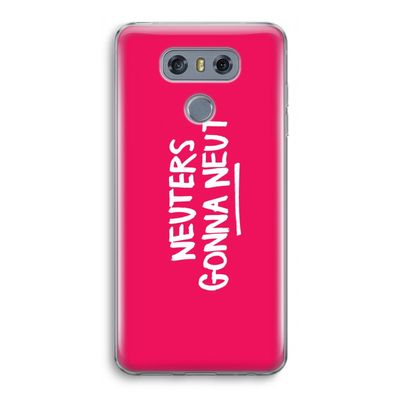 Neuters (roze): LG G6 Transparant Hoesje