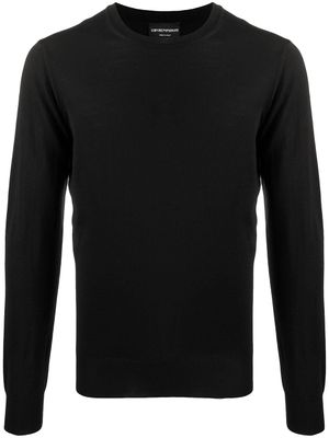 Emporio Armani pull à col v - Noir