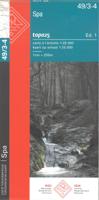 Topografische kaart - Wandelkaart 49/3-4 Topo25 Spa | NGI - Nationaal Geografisch Instituut