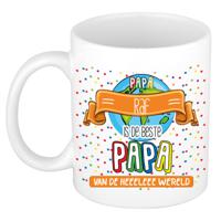 Naam mok papa Raf - wit - de beste - keramiek - 300 ml - Vaderdag/verjaardag