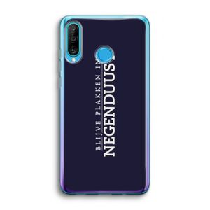 Blijve plakken in Negenduust: Huawei P30 Lite Transparant Hoesje