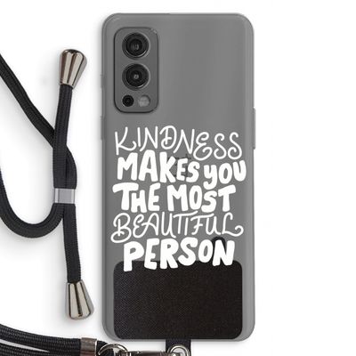 The prettiest: OnePlus Nord 2 5G Transparant Hoesje met koord